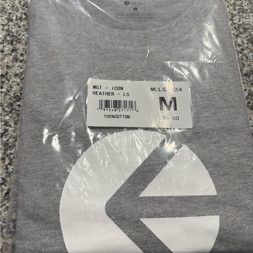 Ethika Heather Gray Long Sleeve Tee